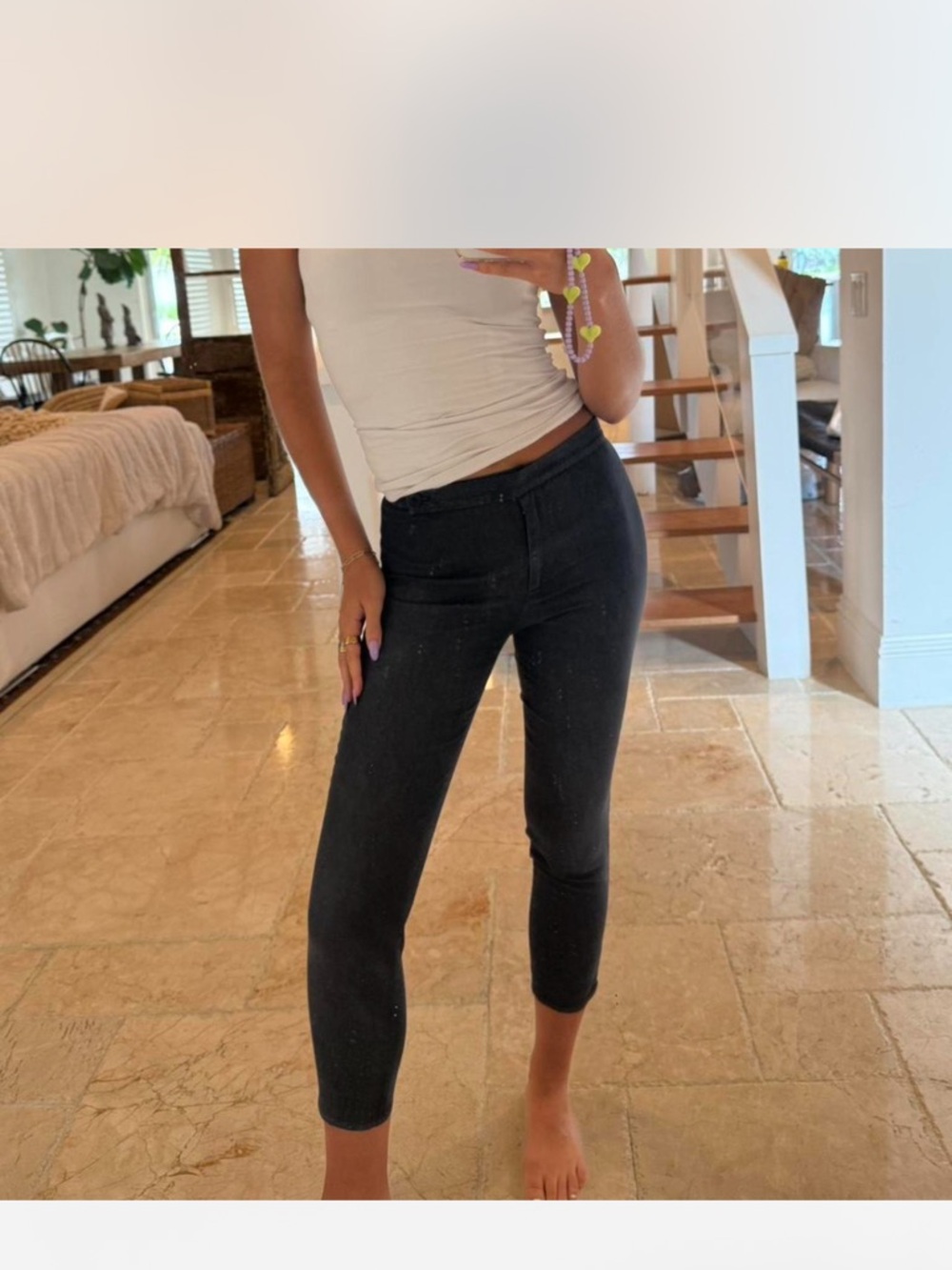 Moschino High-Rise Capris